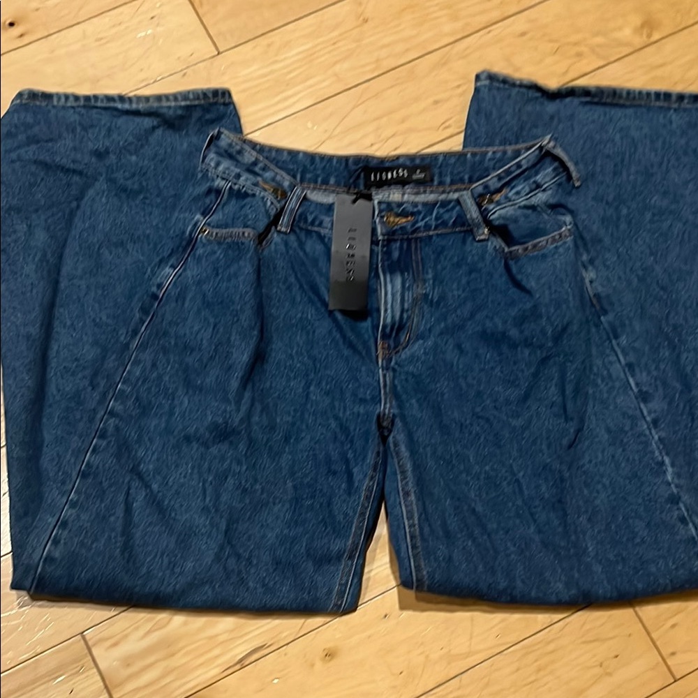 Lioness Dark Blue Denim Pants